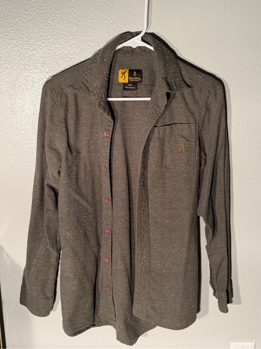Browning Olive Green Long-Sleeve Shirt
